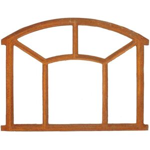 Aubaho Window Frame In An Antique Style - Cast Iron With Rust - 62.5cm Aubaho Window Frame In An Antique Style - Cast Iron With Rust - 62.5cm