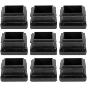 Sodial 4x(200pcs 1 Inch Square Tube End Plastic Plugs Tube End Caps Post Pipe 1362 Sodial 4x(200pcs 1 Inch Square Tube End Plastic Plugs Tube End Caps Post Pipe 1362
