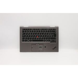 Lenovo Yoga X1 4th Keyboard Palmrest Top Cover Swiss Grey Backlit 5m10v24867 Lenovo Yoga X1 4th Keyboard Palmrest Top Cover Swiss Grey Backlit 5m10v24867