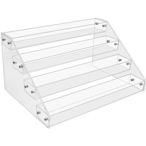 Sodial 3x(4tier Clear Acrylic Cd Holder Cascading Cd Storage Rack,Dvd/cd Display5902 Sodial 3x(4tier Clear Acrylic Cd Holder Cascading Cd Storage Rack,Dvd/cd Display5902