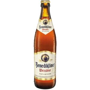 Benediktiner Weissbier Bavarian Wheat Beer 500ml Glass Bottles - Pack Of 6 Benediktiner Weissbier Bavarian Wheat Beer 500ml Glass Bottles - Pack Of 6