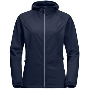 Jack Wolfskin Navy Softshell Jacket - Womens Jack Wolfskin Navy Softshell Jacket - Womens