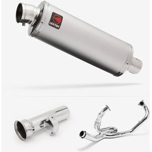 Lextek Stainless Steel Op1 Matt Exhaust System 350mm Silencer Polished Rear New Lextek Stainless Steel Op1 Matt Exhaust System 350mm Silencer Polished Rear New