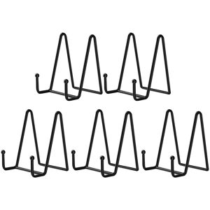 Sodial 3x(4.3 Inch 5 Pack Black Metal Display Stands Plate Stand Plate Holder1220 Sodial 3x(4.3 Inch 5 Pack Black Metal Display Stands Plate Stand Plate Holder1220