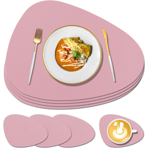 Does Not Apply Silicone Placemats And Coaster Set Of 4, Heat Resistant 450 °f, Non-Slip Texture Does Not Apply Silicone Placemats And Coaster Set Of 4, Heat Resistant 450 °f, Non-Slip Texture
