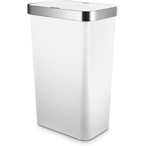 Tower T838028wht - 50l Rectangular Abs Sensor Bin - New Item, Box Damaged Tower T838028wht - 50l Rectangular Abs Sensor Bin - New Item, Box Damaged