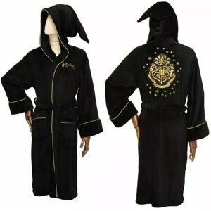 Ladies Bathrobe Harry Potter Hogwarts Black & Gold Birthday Gift Dressing Gown Ladies Bathrobe Harry Potter Hogwarts Black & Gold Birthday Gift Dressing Gown