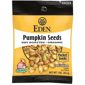 Eden Foods Organic Pumpkin Seeds - 1 Oz Pocket Snacks Eden Foods Organic Pumpkin Seeds - 1 Oz Pocket Snacks