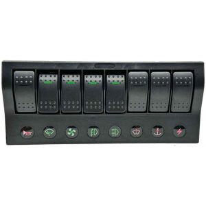 Pcp Compact Electric Panel W/8 Switches - 1 Pc Osculati - 14.860.08 - 1486008 Pcp Compact Electric Panel W/8 Switches - 1 Pc Osculati - 14.860.08 - 1486008