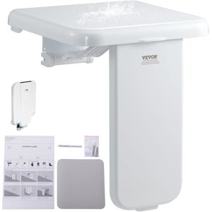 Vevor Wall Mount Folding ABS Shower Seat - Supports 440 lbs Vevor Wall Mount Folding ABS Shower Seat - Supports 440 lbs