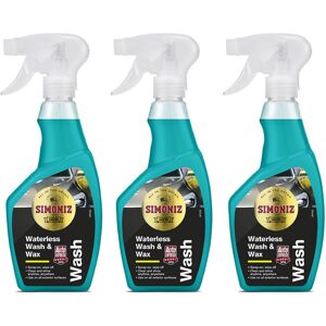 3 X Simoniz Waterless Wash & Wax 500ml Car Cleaner Spray No Water Needed 3 X Simoniz Waterless Wash & Wax 500ml Car Cleaner Spray No Water Needed