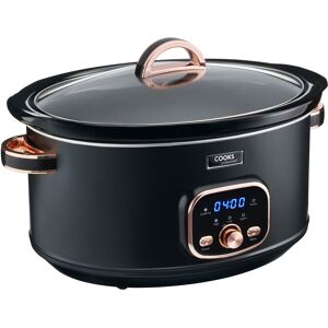 Cooks Professional Digital Slow Cooker 6.5 Litre Removable Ceramic Bowl, Delay Timer & Keep Warm Cooks Professional Digital Slow Cooker 6.5 Litre Removable Ceramic Bowl, Delay Timer & Keep Warm