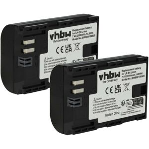 Vhbw 2x Battery For Canon Eos R6 Mark Ii R7 Ra R5 C R5 R6 2000mah Vhbw 2x Battery For Canon Eos R6 Mark Ii R7 Ra R5 C R5 R6 2000mah