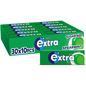 Does Not Apply Extra Chewing Gum, Sugar Free, Spearmint Flavour, Chewing Gum Bulk, 30 Packs Of Does Not Apply Extra Chewing Gum, Sugar Free, Spearmint Flavour, Chewing Gum Bulk, 30 Packs Of