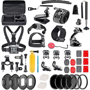 Navitech 60-In-1 Accessory Kit For Meerveil T800 4k Action Cam Navitech 60-In-1 Accessory Kit For Meerveil T800 4k Action Cam