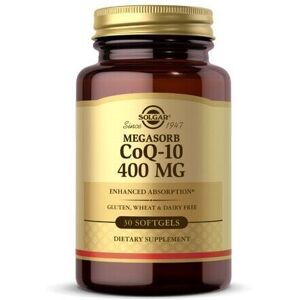 Megasorb Coq-10 400 Mg 30 S Gels By Solgar Megasorb Coq-10 400 Mg 30 S Gels By Solgar