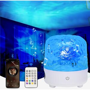 Ocean Wave Projector Galaxy Light Projector 16 Colors 30 Lighting Modes With Blu Ocean Wave Projector Galaxy Light Projector 16 Colors 30 Lighting Modes With Blu