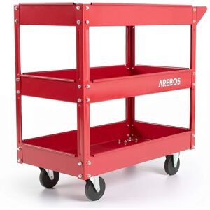 Arebos Workshop Trolley Assembly Trolley Multifunctional Trolley With 3 Shelves Arebos Workshop Trolley Assembly Trolley Multifunctional Trolley With 3 Shelves