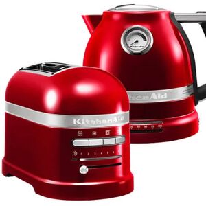 KitchenAid Artisan Candy Apple 2 Slot Toaster And Kettle Set KitchenAid Artisan Candy Apple 2 Slot Toaster And Kettle Set