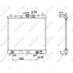 Engine Cooling Radiator Aluminium Fits Nissan Micra Micra C+c Note Nrf 53535 Engine Cooling Radiator Aluminium Fits Nissan Micra Micra C+c Note Nrf 53535