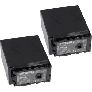 Extensilo 2x Battery For Panasonic Ag-Ac130ap Ag-Ac130aej Ag-Ac130a Ag-Ac130 7800mah Extensilo 2x Battery For Panasonic Ag-Ac130ap Ag-Ac130aej Ag-Ac130a Ag-Ac130 7800mah