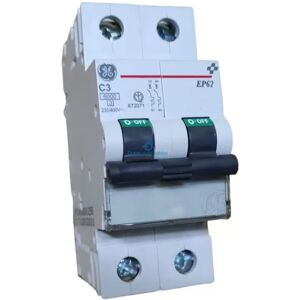 Ge Power Ep62c3 Automatic Switch 2p 3a 6/10ka C Rina 2 Modules Ge Power Ep62c3 Automatic Switch 2p 3a 6/10ka C Rina 2 Modules