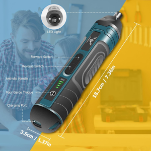 Jenabom 105 In 1 Electric Cordless Screwdriver, 3.6v Screwdriver Tool, 5n.M Max Jenabom 105 In 1 Electric Cordless Screwdriver, 3.6v Screwdriver Tool, 5n.M Max