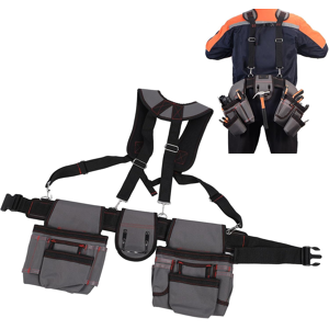 Does Not Apply Tool Belt With Suspenders Pockets, Adjustable Tool Bag Tool Pouch For Carpenters Does Not Apply Tool Belt With Suspenders Pockets, Adjustable Tool Bag Tool Pouch For Carpenters