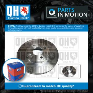 Quinton Hazell 2x Brake Discs Pair Vented Fits Nissan Micra K13, K13kk 1.2 Front 2010 On 260mm Quinton Hazell 2x Brake Discs Pair Vented Fits Nissan Micra K13, K13kk 1.2 Front 2010 On 260mm