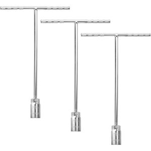 Uxcell 3pcs T-Handle Wrench Socket Metric Size 19mm Steel 6-Point Socket Uxcell 3pcs T-Handle Wrench Socket Metric Size 19mm Steel 6-Point Socket