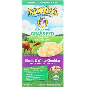 Annie'S Homegrown Organic Shells White Cheddar Macaroni Cheese 6 Oz(Case Annie'S Homegrown Organic Shells White Cheddar Macaroni Cheese 6 Oz(Case