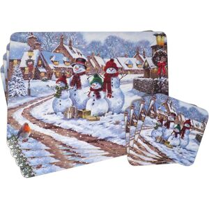 Magic Of Christmas Dinner Place Mats And Coasters (Set Of 4) Magic Of Christmas Dinner Place Mats And Coasters (Set Of 4)