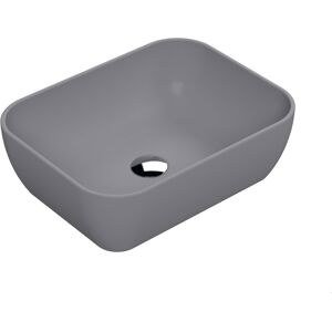 Nuie Grey Square Countertop Wash Basin - 455x325x135mm Nuie Grey Square Countertop Wash Basin - 455x325x135mm