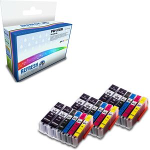 Refresh Cartridges Saver Pack 18x Pgi-570/cli-571 Xl Ink Compatible With Canon Refresh Cartridges Saver Pack 18x Pgi-570/cli-571 Xl Ink Compatible With Canon