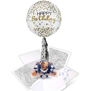 Love Kates 66th Birthday Pop Up Card & Floating Balloon In A Box Surprise For Him Love Kates 66th Birthday Pop Up Card & Floating Balloon In A Box Surprise For Him