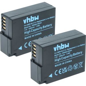 Vhbw 2x Battery For Panasonic Lumix Dc-Fz1000 Ii Dmc-Fz1000 Dc-G91 Dc-G90 1000mah Vhbw 2x Battery For Panasonic Lumix Dc-Fz1000 Ii Dmc-Fz1000 Dc-G91 Dc-G90 1000mah