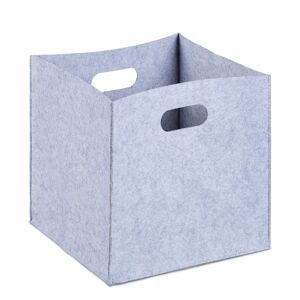 Relaxdays Square Felt Basket Collapsible Tote Multi-Purpose Bin 23 L Lightweight 2 Handles Relaxdays Square Felt Basket Collapsible Tote Multi-Purpose Bin 23 L Lightweight 2 Handles