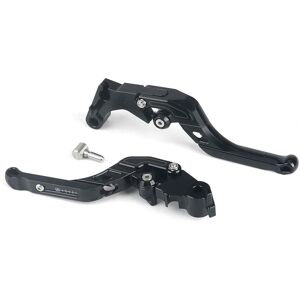 Eurowagens Motorcycle Handlebar Brake Clutch Levers Hand Control Cnc Black Black Eurowagens Motorcycle Handlebar Brake Clutch Levers Hand Control Cnc Black Black