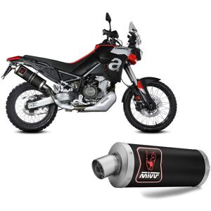 Exhaust Silencers Mivv Dakar Black Inox E5 Aprilia Tuareg 660 2023 > 2023 Exhaust Silencers Mivv Dakar Black Inox E5 Aprilia Tuareg 660 2023 > 2023
