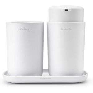 Brabantia Renew 3 Piece Bathroom Accessory Set, Set Of 3, Refillable Handwash So Brabantia Renew 3 Piece Bathroom Accessory Set, Set Of 3, Refillable Handwash So
