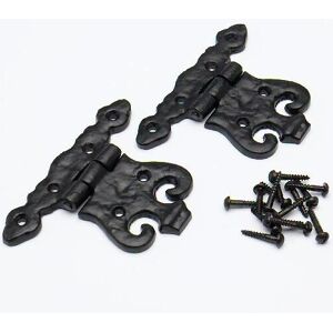 Onestopdiy Black Antique Hinges - 84x110mm - Pack of 8 Onestopdiy Black Antique Hinges - 84x110mm - Pack of 8