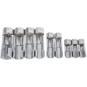 9pcs Fuel Line Socket 10-22mm 1/4in 3/8in 1/2in Drive Injector Fuel Line 9pcs Fuel Line Socket 10-22mm 1/4in 3/8in 1/2in Drive Injector Fuel Line