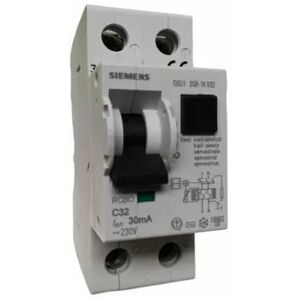 Siemens 5su13561kv32 Circuit Breaker Diff 6ka 1pn C32 Ac 30ma 2mod Siemens 5su13561kv32 Circuit Breaker Diff 6ka 1pn C32 Ac 30ma 2mod
