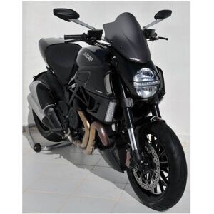 Ducati Diavel-11/13-Double Curved Windshield Ermax Satin Black-0607023 Ducati Diavel-11/13-Double Curved Windshield Ermax Satin Black-0607023