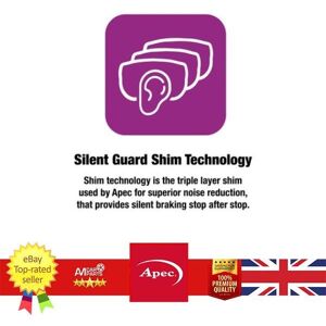 Apec Brake Pad Set For Chrysler Voyager Dodge Caravan Jeep Cherokee 05019984aa Apec Brake Pad Set For Chrysler Voyager Dodge Caravan Jeep Cherokee 05019984aa