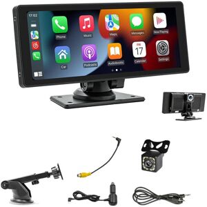 3x(Portable Carplay Car Stereo With Dash Cam - 10.26in Ips Screen,4333 3x(Portable Carplay Car Stereo With Dash Cam - 10.26in Ips Screen,4333