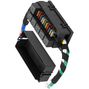 Pre-Wired Fuse Relay Box W/ 6pcs 4-Pin 40a Relays & 11 Fuses For 12v Auto Car Rv Pre-Wired Fuse Relay Box W/ 6pcs 4-Pin 40a Relays & 11 Fuses For 12v Auto Car Rv