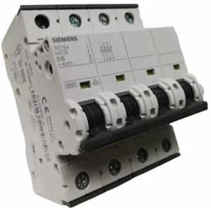 Siemens 5sy64068 Circuit Breaker 6a 6ka D 4mod 4p Siemens 5sy64068 Circuit Breaker 6a 6ka D 4mod 4p