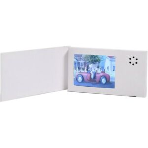 Sodial 3x(2.4inch Birthday White Video Book Card 128mb Lcd Invitation Gift Music5687 Sodial 3x(2.4inch Birthday White Video Book Card 128mb Lcd Invitation Gift Music5687