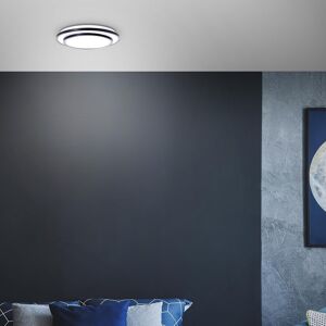 Led Wall And Ceiling Light With Black Frame And Warm White Light Colour (3000 K) Led Wall And Ceiling Light With Black Frame And Warm White Light Colour (3000 K)